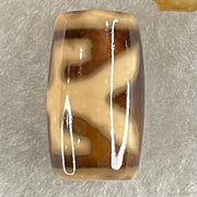 Natural Powerful Tibetan Old Oily Agate Patina Guiren Tairen Human Dzi Bead Totem Amulet Heavenly Master (Tian Zhu) 贵人天诛 4.99g 20.3 by 12.0mm - Huangs Jadeite and Jewelry Pte Ltd