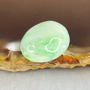 Type A Faint Green Jadeite Stone For Setting 2.80g 16.1 by 12.9 by 7.3mm - Huangs Jadeite and Jewelry Pte Ltd