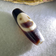 Natural Powerful Tibetan Old Oily Agate Yin Yang Bead Heavenly Master (Tian Zhu) 9.14g 38.1 by 12.3mm - Huangs Jadeite and Jewelry Pte Ltd