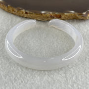 Natural Pinky Agate 9 Tail Fox Bangle 29.8g Internal Diameter 58.7mm 10.8 by 7.2mm - Huangs Jadeite and Jewelry Pte Ltd