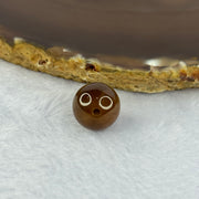 Type A Brown Jadeite Bead for Bracelet/Necklace/Earrings/Ring 4.20g 13.6mm - Huangs Jadeite and Jewelry Pte Ltd