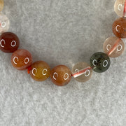 Natural Multi treasures Quartz Beads Bracelet 17.08g 15.5cm 8.3mm 23Beads - Huangs Jadeite and Jewelry Pte Ltd