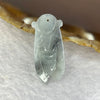 Type A Wuji Grey Jadeite Cicada 4.98g 15.1 by 35.0 by 6.3mm - Huangs Jadeite and Jewelry Pte Ltd