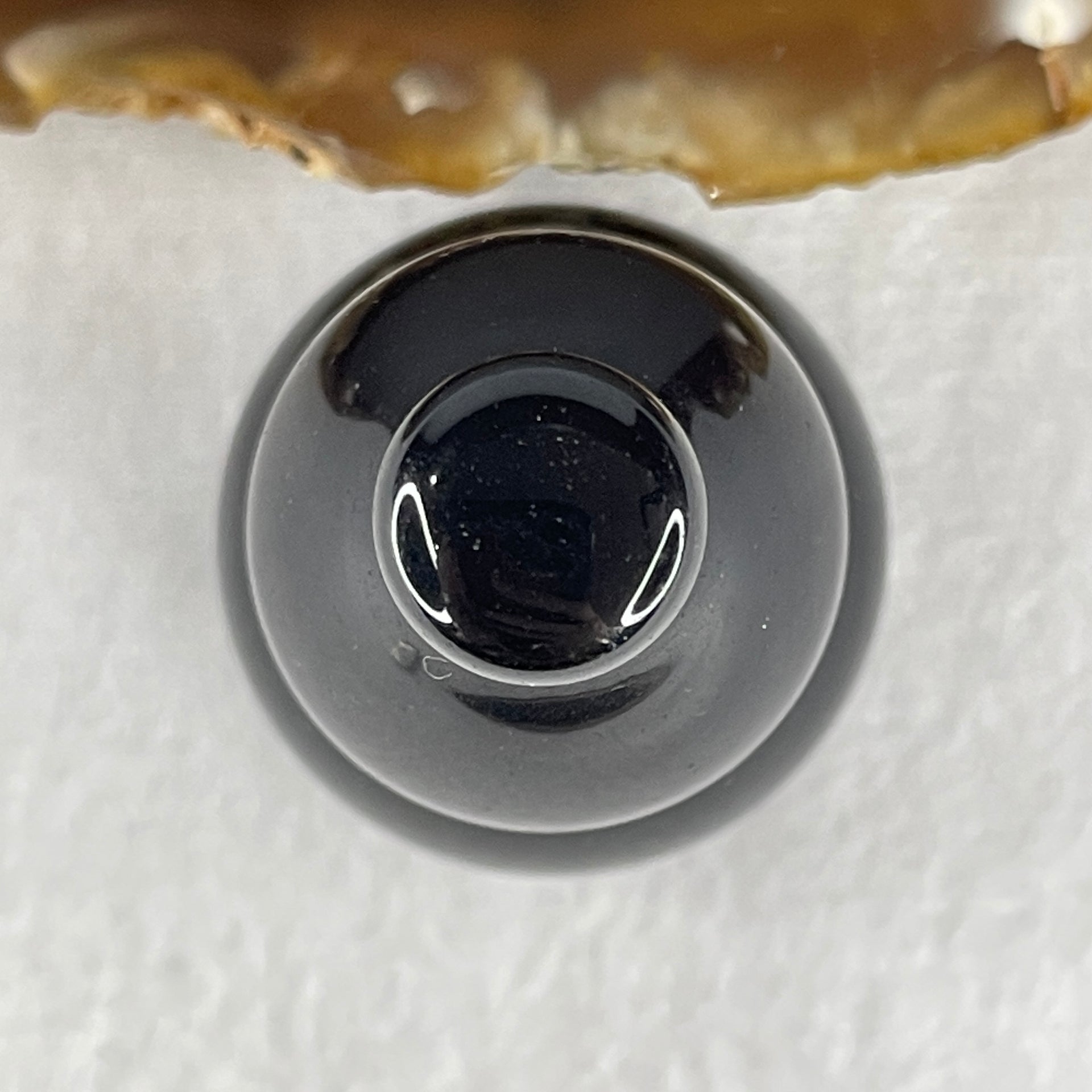 Natural Black Obsidian Mini Hulu Display 38.32g 44.7 by 29.0mm - Huangs Jadeite and Jewelry Pte Ltd