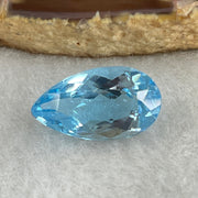 Natural Sky Blue Topaz Teardrop Shape 7.43ct 16.0 by 9.0 by 7.0mm - Huangs Jadeite and Jewelry Pte Ltd
