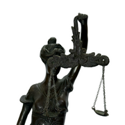 Antique European Handmade Bronze Lady of Justice Display 3,071.9g 148.0 by 148.0 by 422.0mm - Huangs Jadeite and Jewelry Pte Ltd