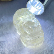 Natural Golden Rutilated Quartz Pixiu Charm 31.44g 43.5 by 22.1 by 19.0mm - Huangs Jadeite and Jewelry Pte Ltd