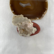 Natural Smoky Quartz Rough Irregular Shape Display in Wooden Stand 353.99g 90.7 by 60.9 by 142.8mm - Huangs Jadeite and Jewelry Pte Ltd