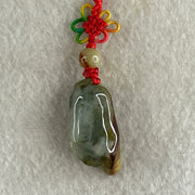 Natural Type A Brownish with Light Green Jadeite Spider on Foot Pendant 7.10g 26.8 by 13.8 by 10.0mm - Huangs Jadeite and Jewelry Pte Ltd