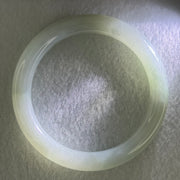 Type A Jelly Sky Blue Jadeite Bangle Internal Diameter 52.5mm 61.30g 9.0 by 8.4mm (Very Slight Internal Lines) - Huangs Jadeite and Jewelry Pte Ltd