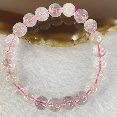 Natural super 7 Crystal Bracelet 23.05g 9.4mm 22beads - Huangs Jadeite and Jewelry Pte Ltd