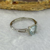 Natural Blue Topaz in 925 Sliver Ring (Adjustable Size) 1.67g 6.5 by 3.5mm - Huangs Jadeite and Jewelry Pte Ltd