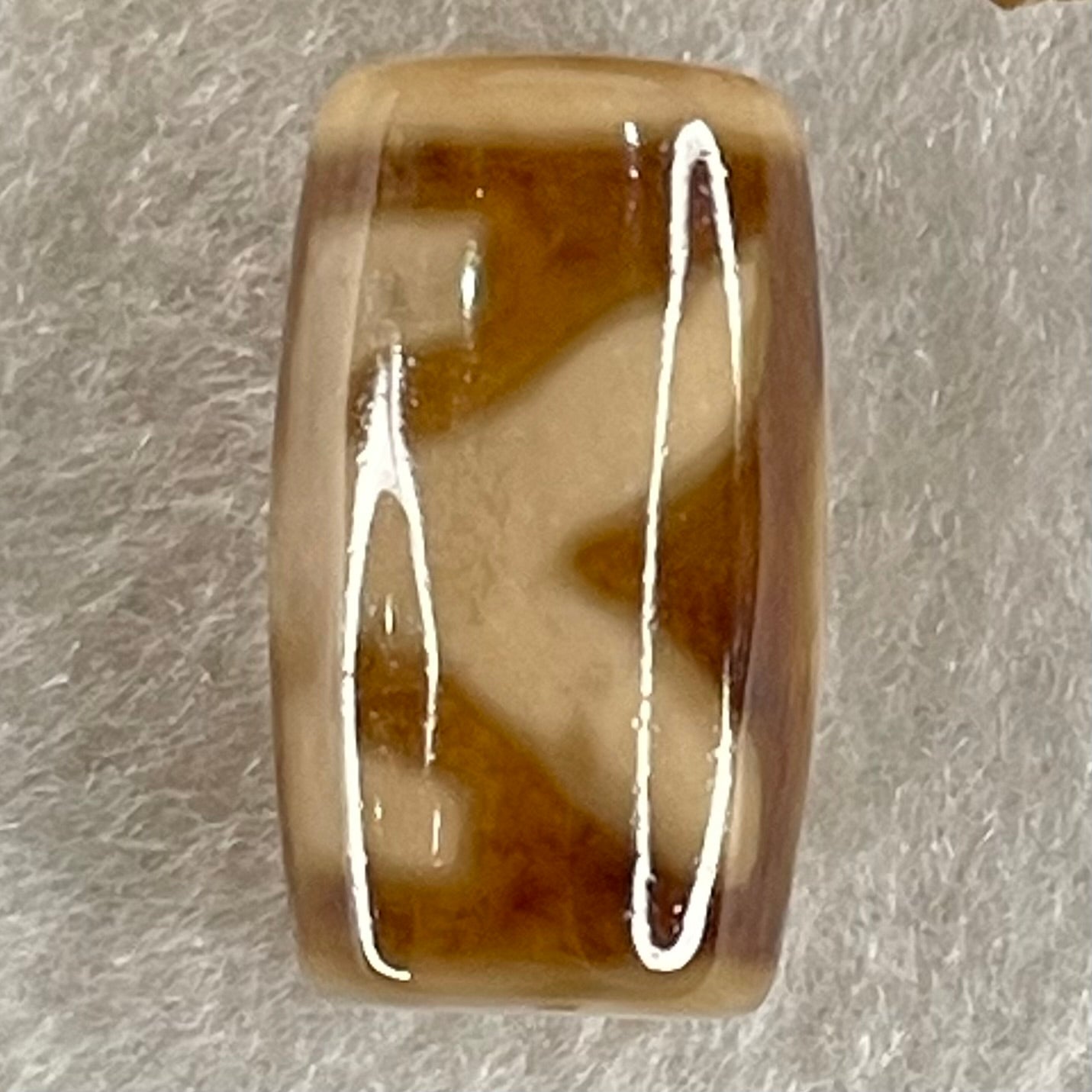 Natural Powerful Tibetan Old Oily Agate Patina Guiren Tairen Human Dzi Bead Totem Amulet Heavenly Master (Tian Zhu) 贵人天诛 4.70g 19.8 by 11.7mm - Huangs Jadeite and Jewelry Pte Ltd