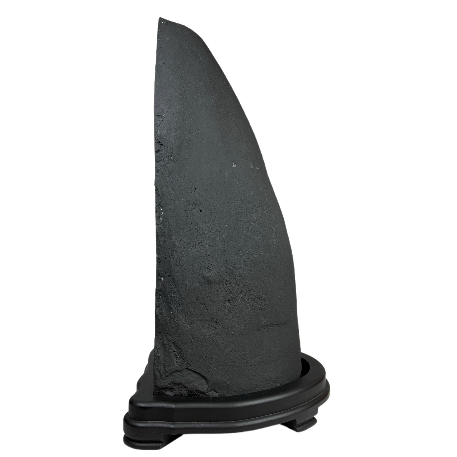 Natural Triangular Shape Amethyst Cave with Wooden Display 20,570.8g 270.0 by 240.0 by 470.0mm - Huangs Jadeite and Jewelry Pte Ltd