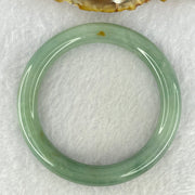 Type A Blueish Green Jadeite Bangle Internal Diameter 53.9mm 43.94g 9.3 by 9.3mm (Internal Lines) - Huangs Jadeite and Jewelry Pte Ltd