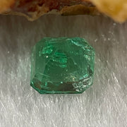 Natural Colombia Green Emerald (Beryl) Cut-Cornered Rectangular step cut 0.85ct 5.3 by 4.9 by 4.4mm - Huangs Jadeite and Jewelry Pte Ltd