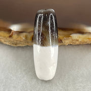 Natural Powerful Tibetan Old Oily Agate 1 Lines Dzi Bead Heavenly Master (Tian Zhu) 4.12g 28.5 by 10.0mm - Huangs Jadeite and Jewelry Pte Ltd