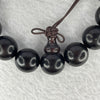 Natural India Zitan Sandalwood 小叶字檀木 Beads Bracelet Sinking Type 29.14g 14.8 mm 15 Beads - Huangs Jadeite and Jewelry Pte Ltd