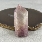 Natural Purplish Pink Kunzite Tower Display 88.96g 31.4 by 24.8 by 76.0mm - Huangs Jadeite and Jewelry Pte Ltd