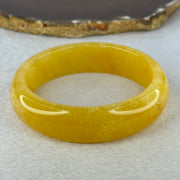 Yellow Quartzite Jade Bangle 天山玉手镯 Internal Diameter 62.6mm 74.70g 18.1 by 8.8mm - Huangs Jadeite and Jewelry Pte Ltd