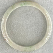 Type A Light Blueish Green Jadeite Bangle 49.99g Internal Diameter 64.3mm 10.2 by 8.2mm (Internal Lines) - Huangs Jadeite and Jewelry Pte Ltd