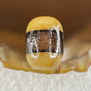 Natural Powerful Tibetan Old Oily Agate 1 Lines Dzi Bead Heavenly Master (Tian Zhu) 2.48g 14.0 by 10.5mm - Huangs Jadeite and Jewelry Pte Ltd