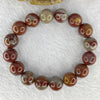 Australian Red Picture Jasper (Noreena Jasper) Bracelet 39.36g 11.9 mm 16 Beads - Huangs Jadeite and Jewelry Pte Ltd
