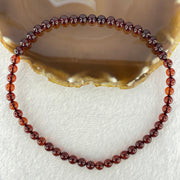 Natural Mixed Color Amber Beads Elastic Necklaces 6.71g 58cm 4.9mm 117 Beads - Huangs Jadeite and Jewelry Pte Ltd