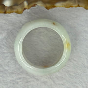 Type A Light Lavender Green with Brownish Red Patches Jadeite Ring 10.30g 12.8 by 4.2mm US10.75 HK24.25 (Slight Rough) - Huangs Jadeite and Jewelry Pte Ltd