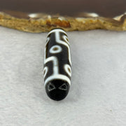 Natural Powerful Tibetan Old Oily Agate 9 Eyes Dzi Bead Heavenly Master (Tian Zhu) 九眼天诛 13.09g 48.9 by 13.0mm - Huangs Jadeite and Jewelry Pte Ltd