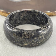 Natural Apache Tears Obsidian Bangle 126.01g Inner Diameter 56.7mm 27.6 by 9.6mm - Huangs Jadeite and Jewelry Pte Ltd