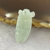Type A Light Green Jadeite Cicada 24.5 by 10.9 by 5.2mm 2.46g - Huangs Jadeite and Jewelry Pte Ltd