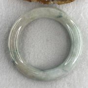 Natural Type A Green with Dark Green Spot Jadeite Bangle 88.51g Internal Diameter 56.4mm 12.8 by 13.3mm (Very Very Slight Internal Lines) - Huangs Jadeite and Jewelry Pte Ltd
