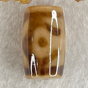 Natural Powerful Tibetan Old Oily Agate Patina Guiren Tairen Human Dzi Bead Totem Amulet Heavenly Master (Tian Zhu) 贵人天诛 4.75g 19.8 by 11.8mm - Huangs Jadeite and Jewelry Pte Ltd
