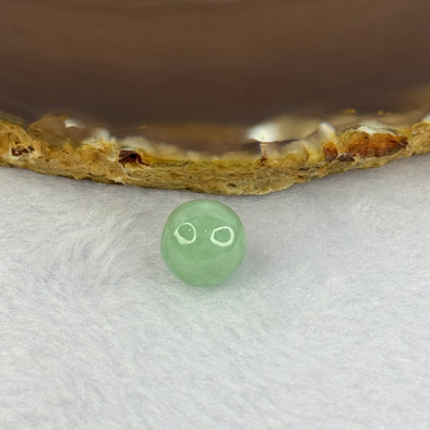 Type A Apple Green Jadeite Bead for Bracelet/Necklace/Earrings/ Ring 2.52g 11.6mm - Huangs Jadeite and Jewelry Pte Ltd
