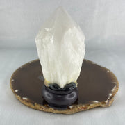 Natural Milky White Quartz Display 237.47g 55.9 by 47.1 by 108.9mm - Huangs Jadeite and Jewelry Pte Ltd