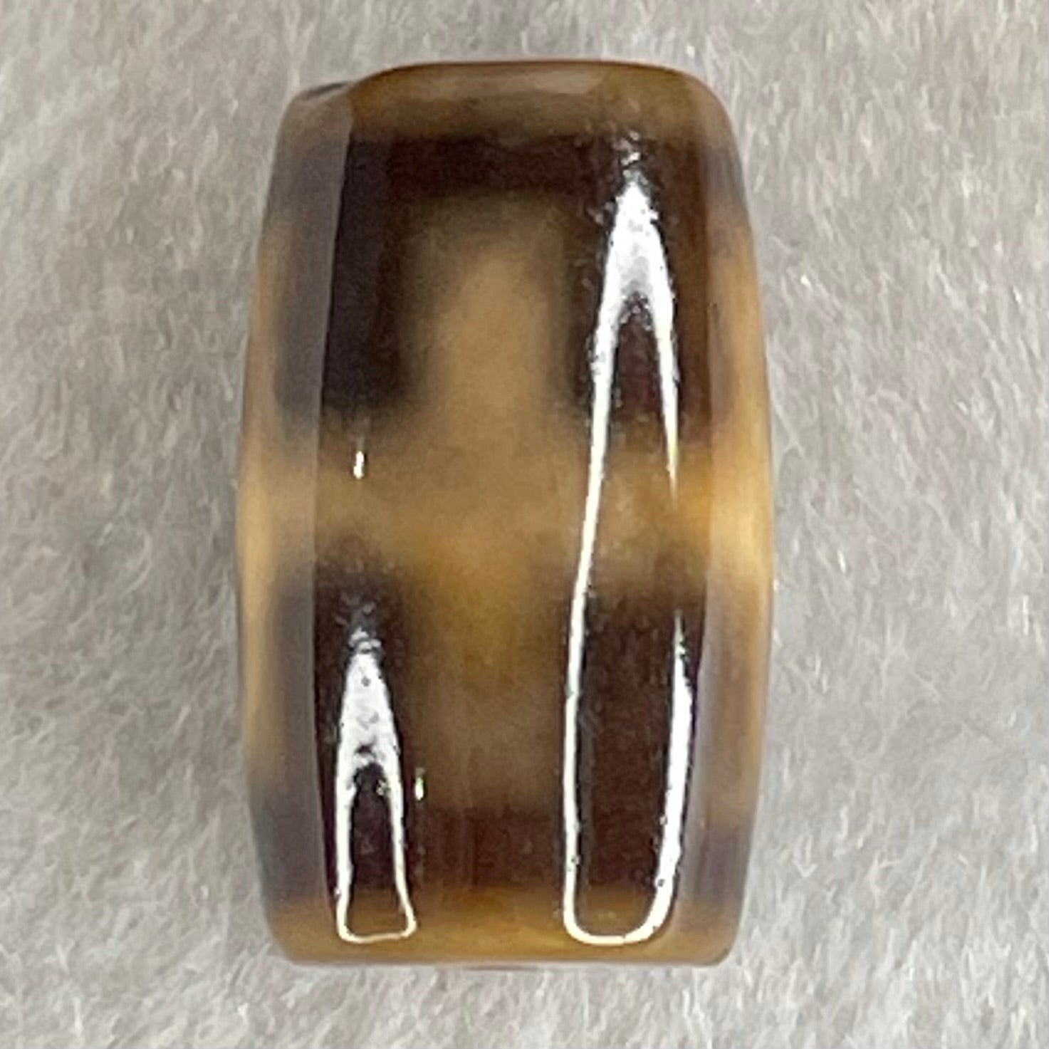Natural Powerful Tibetan Old Oily Agate Patina Guiren Tairen Human Dzi Bead Totem Amulet Heavenly Master (Tian Zhu) 贵人天诛 4.78g 19.5 by 11.6mm - Huangs Jadeite and Jewelry Pte Ltd