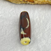 Natural Powerful Tibetan Old Oily Agate Ruyi Dzi Bead Heavenly Master (Tian Zhu) 如意天珠 8.79g 37.8 by 12.1mm - Huangs Jadeite and Jewelry Pte Ltd