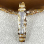 Natural Powerful Tibetan Old Oily Agate Zha Ji La Mu Female Cai Shen and 8 Eyes Dzi Bead Heavenly Master (Tian Zhu) 扎基拉姆女财神八眼天珠 12.91g 57.4 by 12.9mm - Huangs Jadeite and Jewelry Pte Ltd