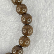 Natural Six Way Wooden Beads Bracelet 六道木手链 10.90g 17cm 10.7mm 19 Beads - Huangs Jadeite and Jewelry Pte Ltd