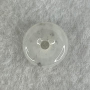Type A Semi Icy Light Lavender With Wuji Grey Spots Jadeite Ping An Kou Charm/Pendant 2.10g 14.1 by 5.0mm - Huangs Jadeite and Jewelry Pte Ltd