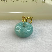 Natural Amazonite Charm Pendent 2.77g 14.6 by 8.0mm - Huangs Jadeite and Jewelry Pte Ltd