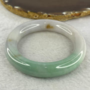 Type A Light Lavender And Green with Brown Patches 89.25g 13.4 by 12.6 by 55.3mm (Very Fine Lines) - Huangs Jadeite and Jewelry Pte Ltd