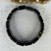 Natural Tiger's Eye Quartz Bracelet 虎眼石手持手链 66.37g 18cm 19.9 by 14.9 by 6.9mm 14 pcs - Huangs Jadeite and Jewelry Pte Ltd