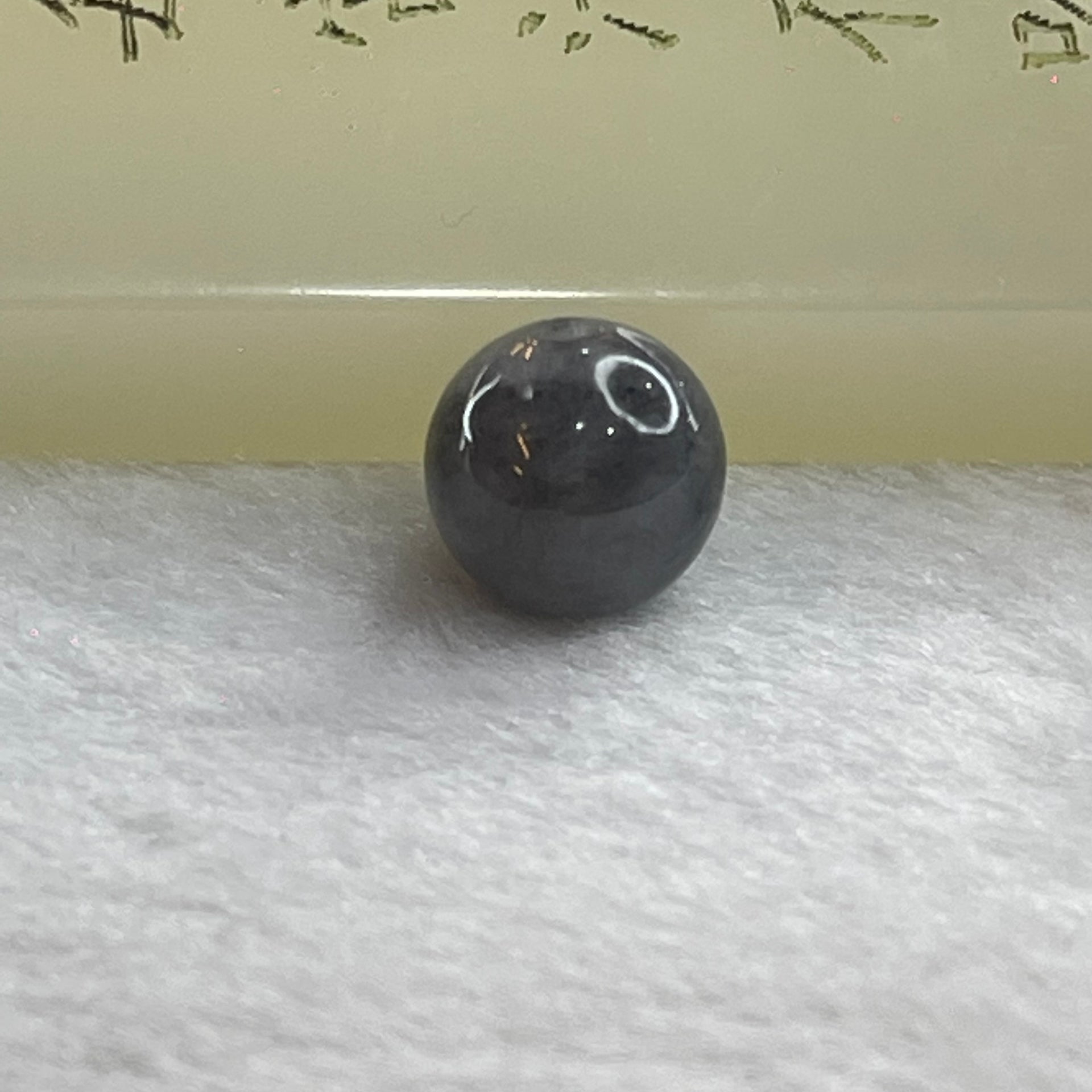Type A Grey Wuji Jadeite Beads for Bracelet/Necklace/Earring/Ring 1.83g 10.2mm - Huangs Jadeite and Jewelry Pte Ltd