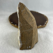 Natural Citrine Rough Irregular Shaped Display with Wooden Stand 719.31g 125.5 by 97.0 by 152.5mm - Huangs Jadeite and Jewelry Pte Ltd