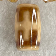 Natural Powerful Tibetan Old Oily Agate Patina Guiren Tairen Human Dzi Bead Totem Amulet Heavenly Master (Tian Zhu) 贵人天诛 4.79g 20.3 by 11.6mm - Huangs Jadeite and Jewelry Pte Ltd