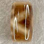 Natural Powerful Tibetan Old Oily Agate Patina Guiren Tairen Human Dzi Bead Totem Amulet Heavenly Master (Tian Zhu) 贵人天诛 4.82g 20.1 by 11.7mm - Huangs Jadeite and Jewelry Pte Ltd