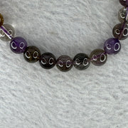 Natural Auralite Crystal Bracelet 极光手链 17.99g 8.4 mm 23 Beads - Huangs Jadeite and Jewelry Pte Ltd