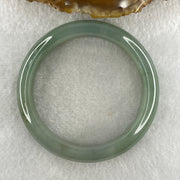 Natural Type A Jelly Green Jadeite Bangle 47.56g Inner Diameter 52.8mm 12.2 by 7.8mm (External and Internal Lines) - Huangs Jadeite and Jewelry Pte Ltd
